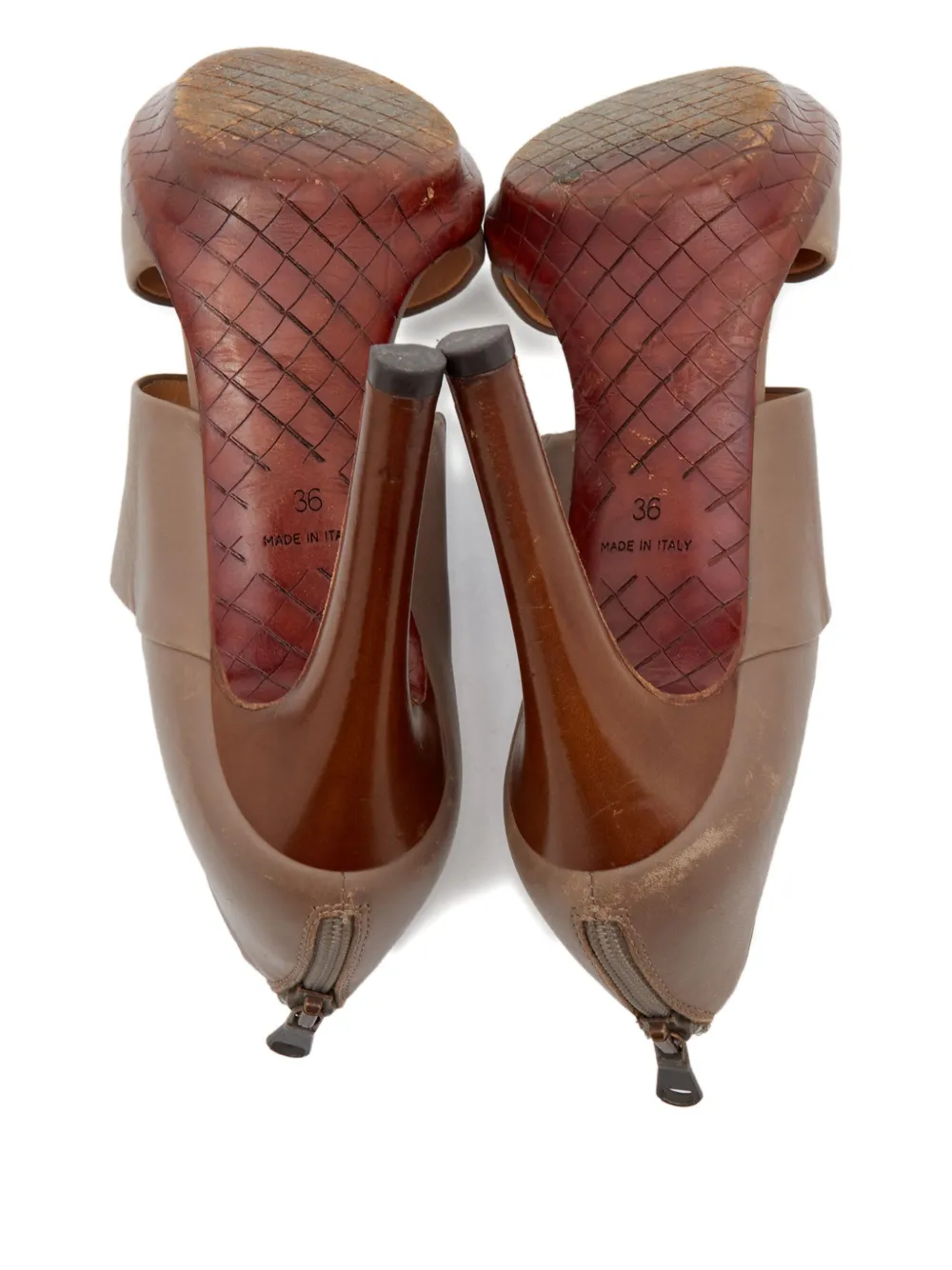 Pre-owned Bottega Veneta 2024 105mm Leather Sandals
