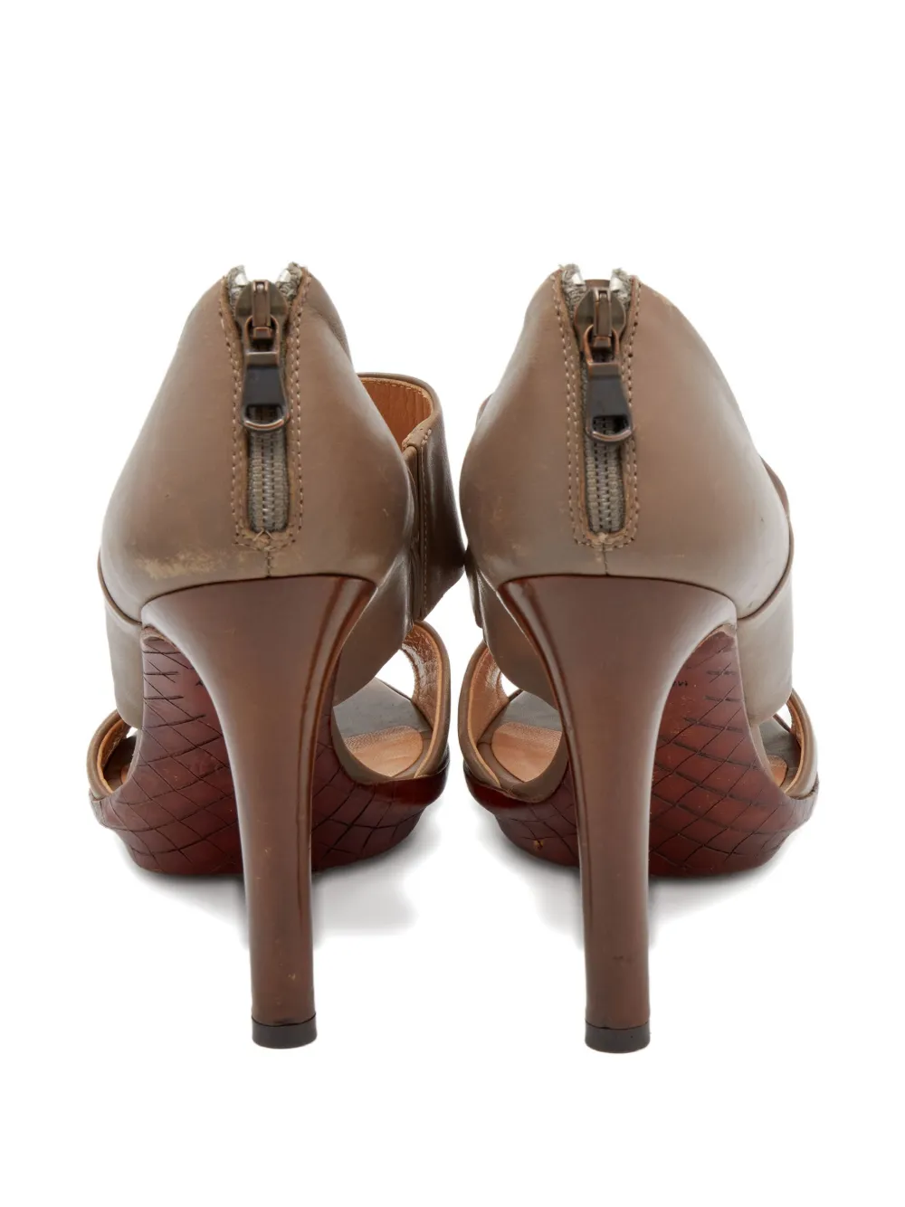 Pre-owned Bottega Veneta 2024 105mm Leather Sandals