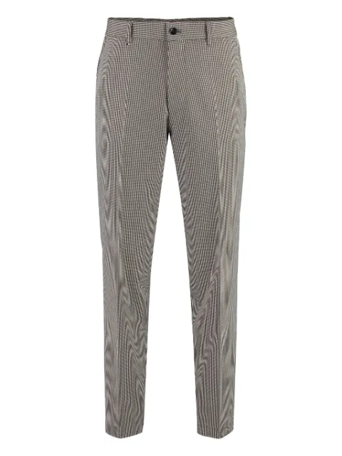 BOSS houndstooth-pattern trousers