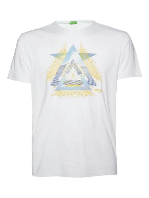 BOSS geometric-print t-shirt