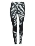 Just Cavalli Vintage zebra-print leggings - Black