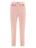 Elisabetta Franchi geometric-print trousers - Pink
