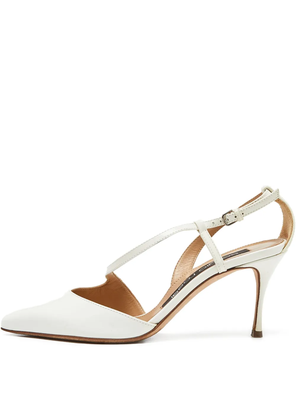 Sergio Rossi Vintage 75mm Bon Ton pumps | White | Image 1