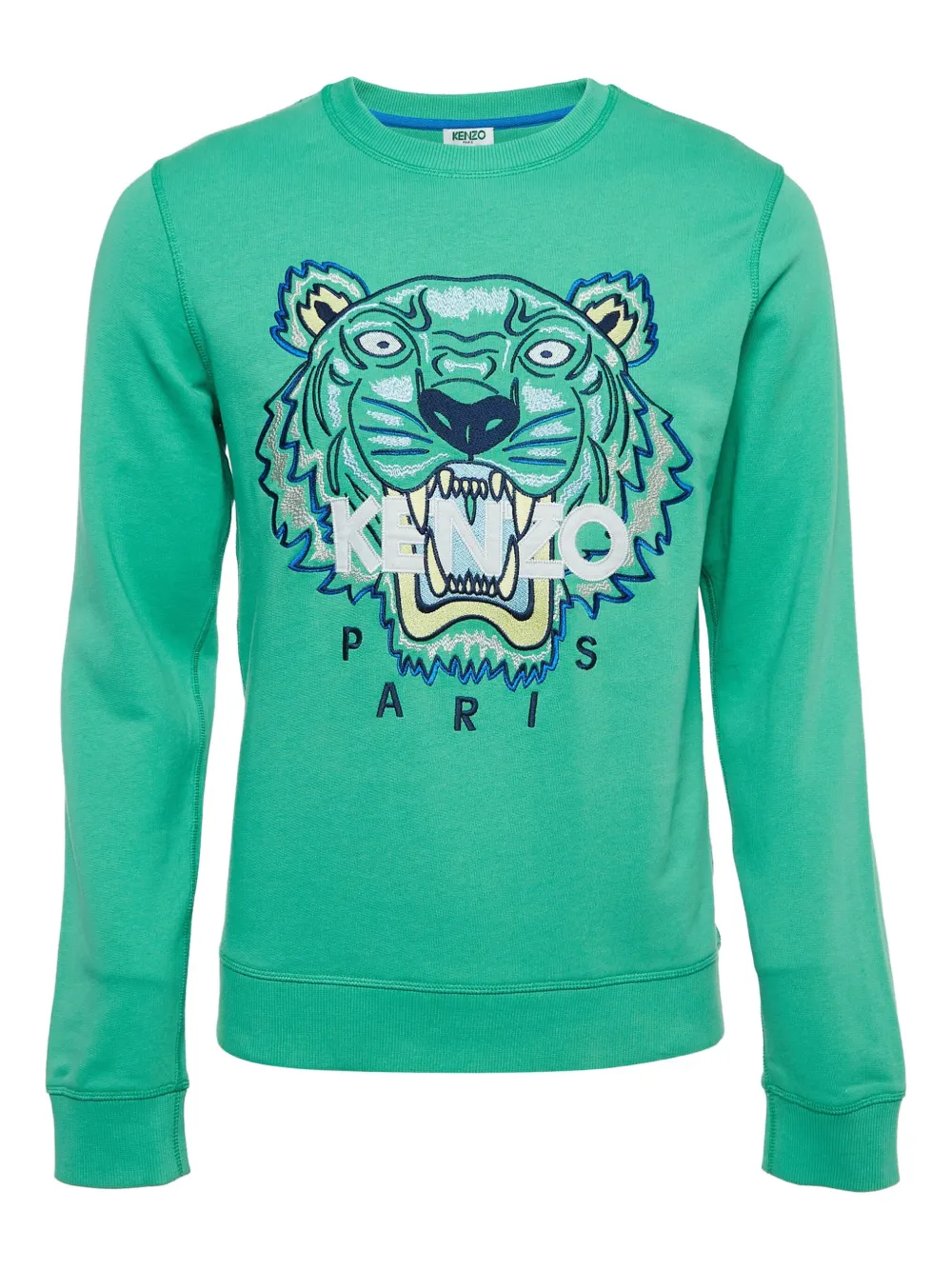 Kenzo Pre-Owned tiger-motif sweatshirt | Green | Image 1