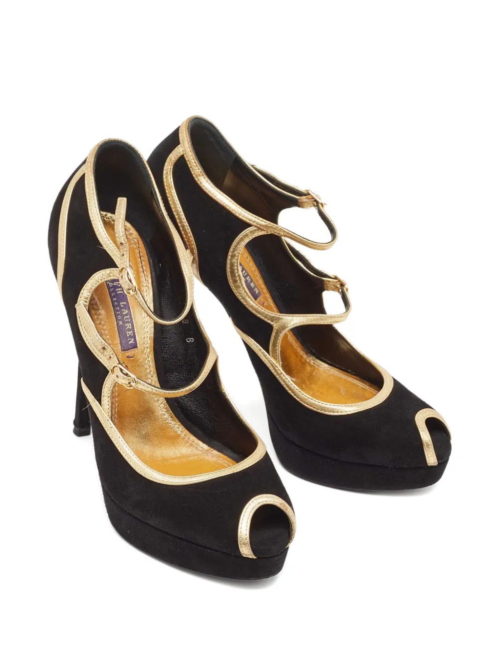 Ralph Lauren Vintage suede contrast-trim pumps | Heeled Pumps | Image 2