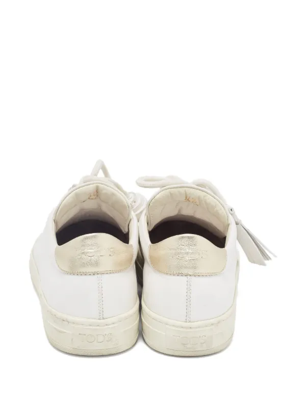 Tod's Vintage 2024 tassel-detail Sneakers | White | FARFETCH
