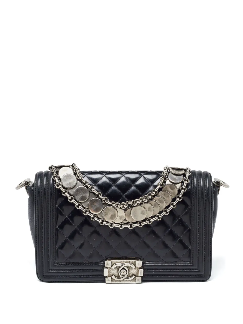 CHANEL Pre-Owned 2024 medium Boy shoulder bag - Nero