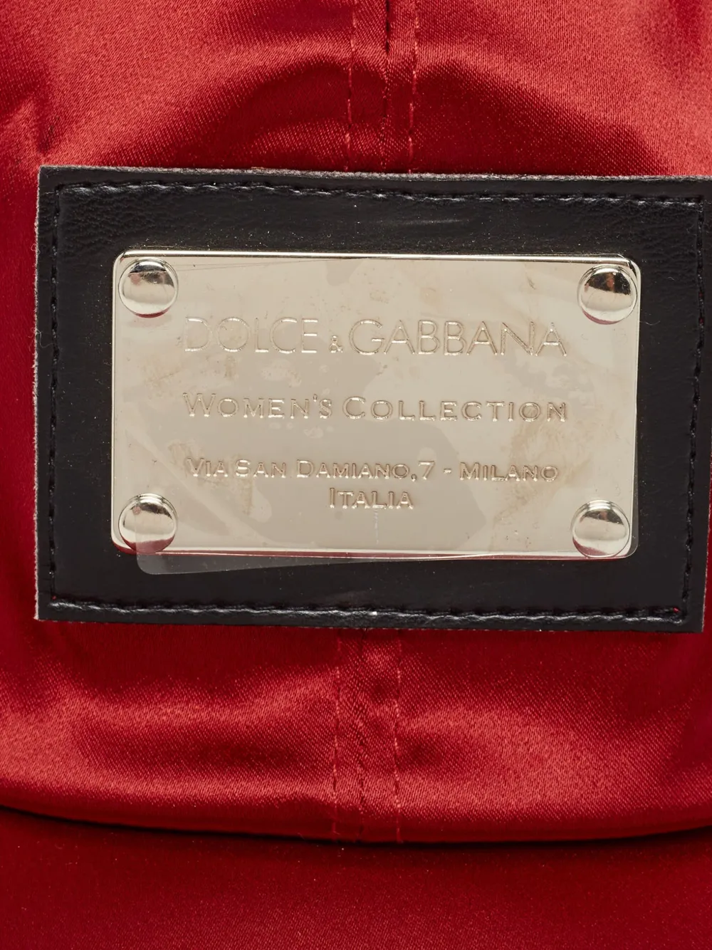 Dolce & Gabbana Pre-Owned Cappello satinato con logo | Accessori Pre-owned | Image 3
