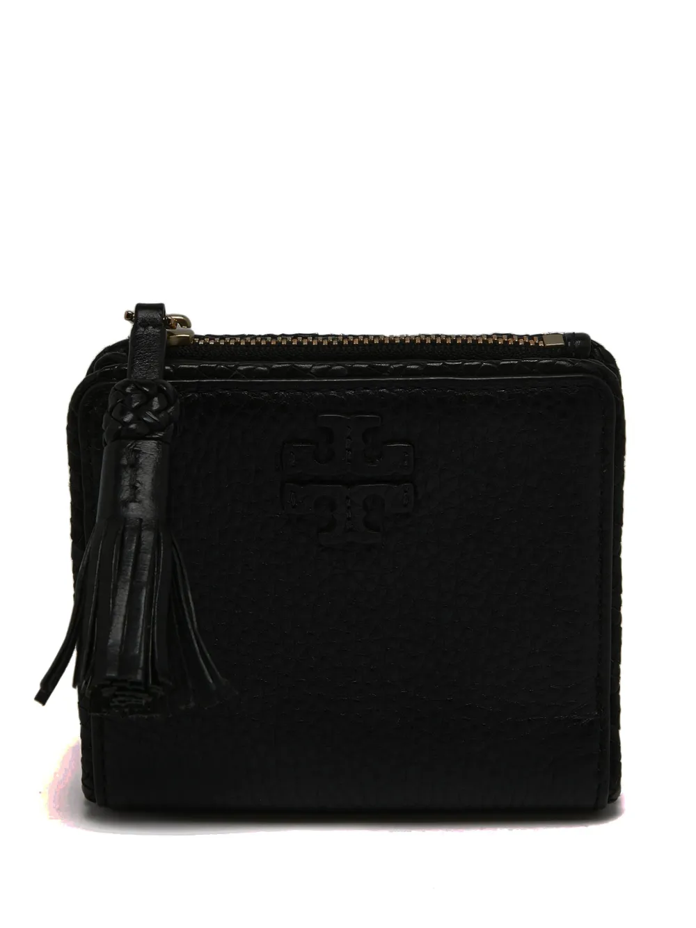 Tory Burch pre-owned textured leather wallet | Black | Image 1