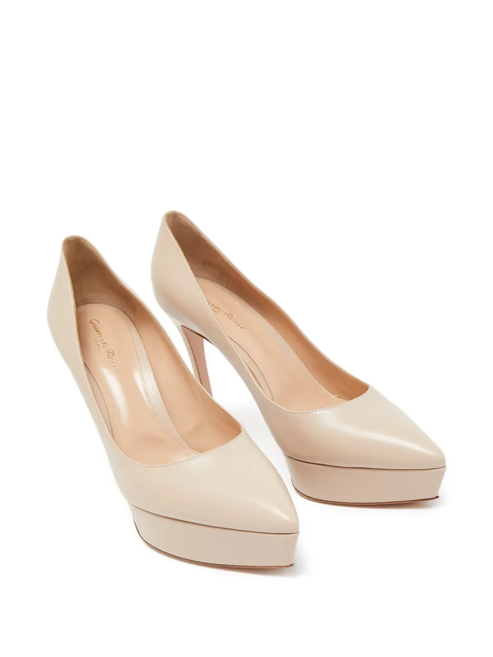 Gianvito Rossi Pre-owned 130 mm pumps met plateauzool - Roze