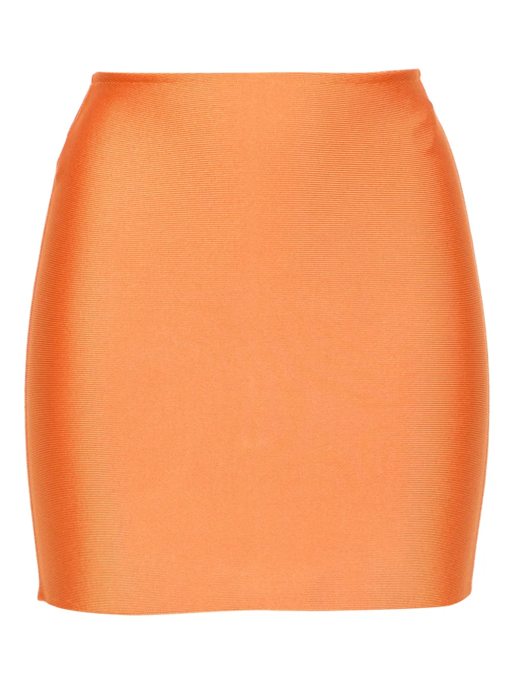 Herve L. Leroux bandage mini skirt Oranje