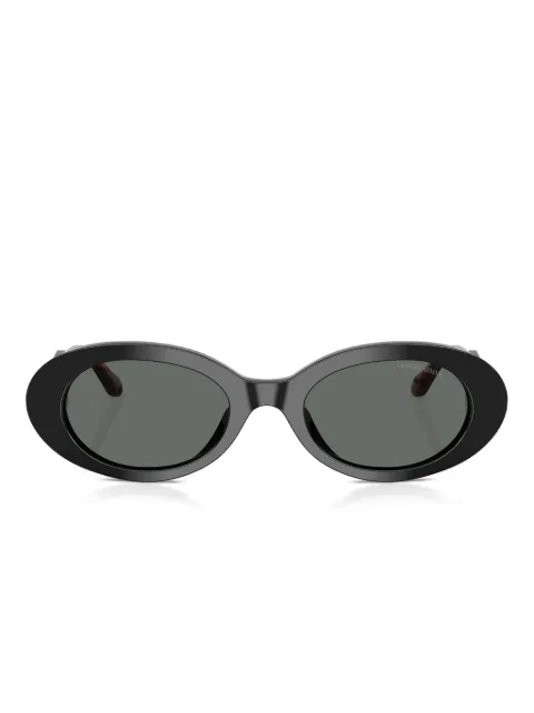 Giorgio Armani lentes de sol con armazón ovalada