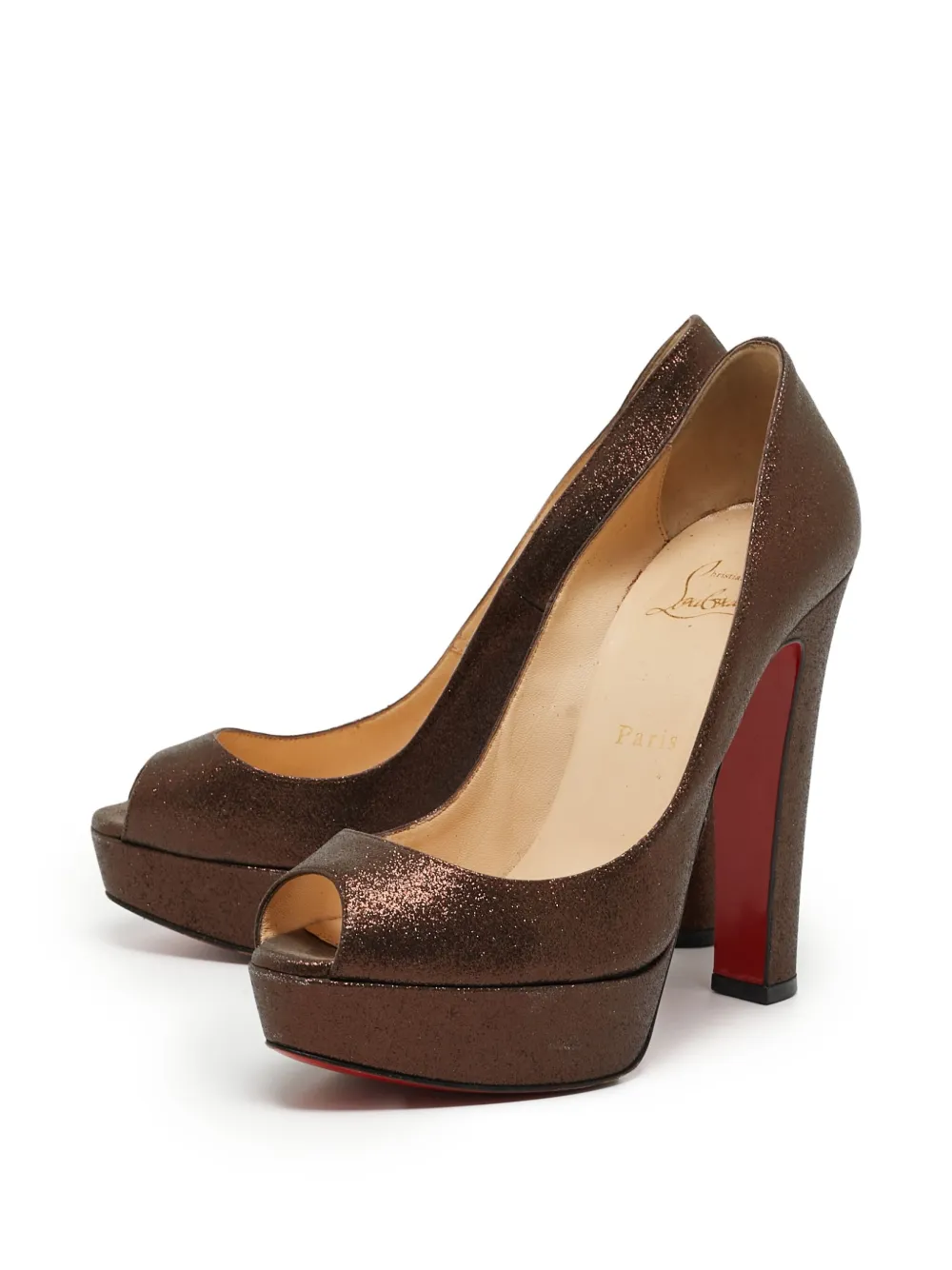 Christian Louboutin Pre-Owned zapatillas con tacón de 120mm | Image 2