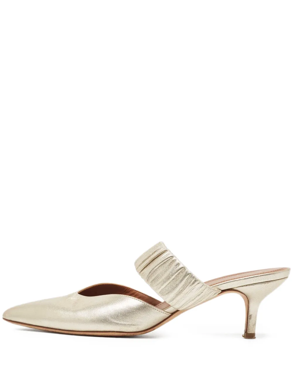 Manolo Blahnik mules de archivo con tacón de 60mm | dorado | Image 1