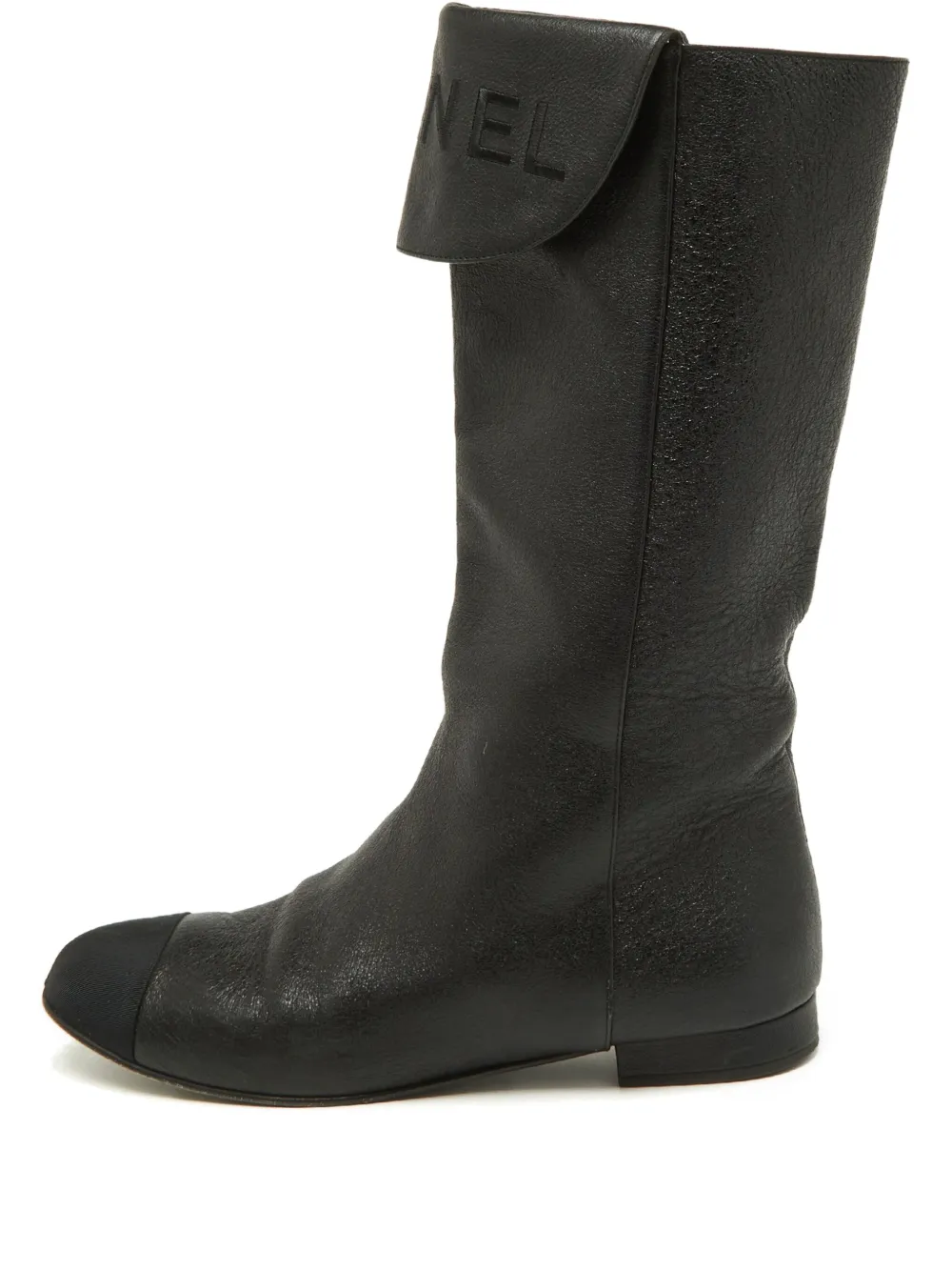 CHANEL Pre-Owned 35mm leather boots | Black | Image 1