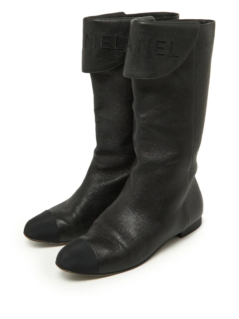 CHANEL Pre-Owned 35mm leather boots | Image 2