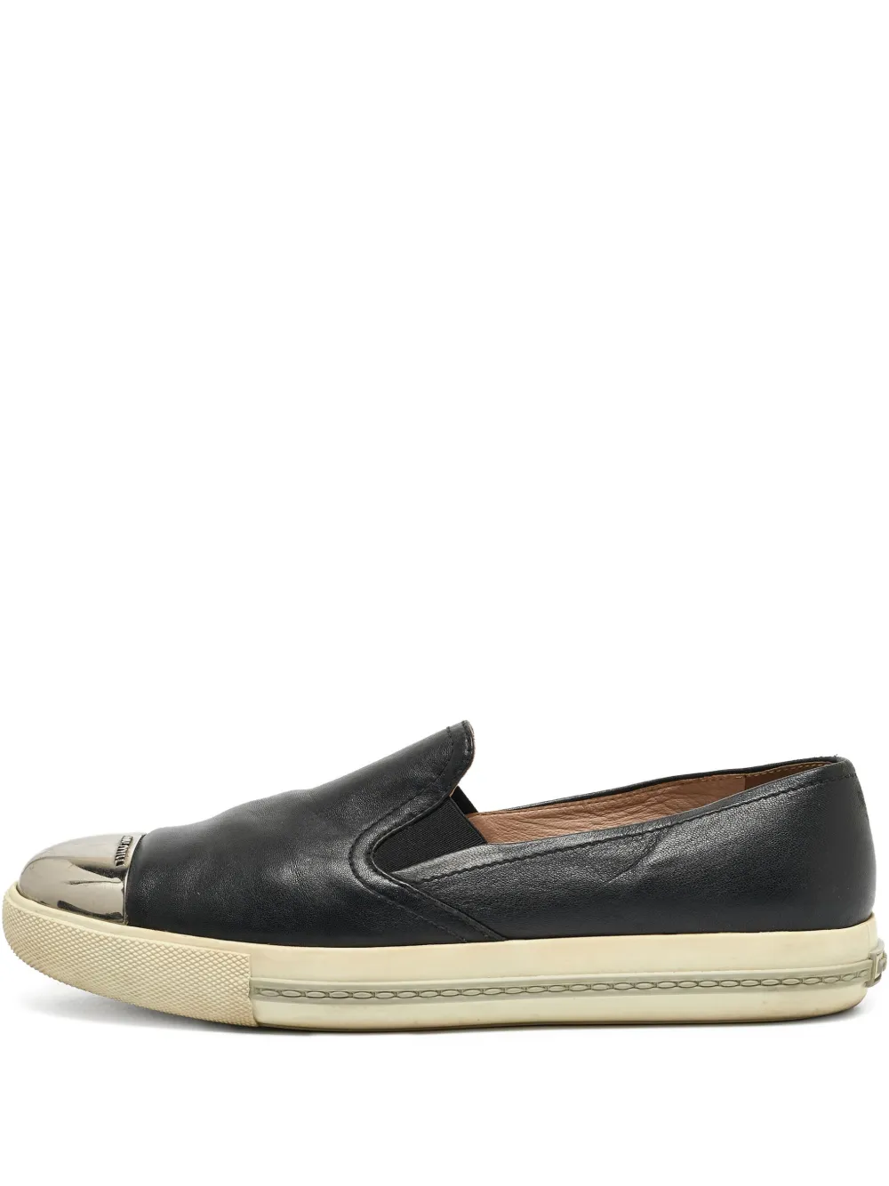 Miu Miu Pre-Owned slip-on sneakers | Black | Image 1
