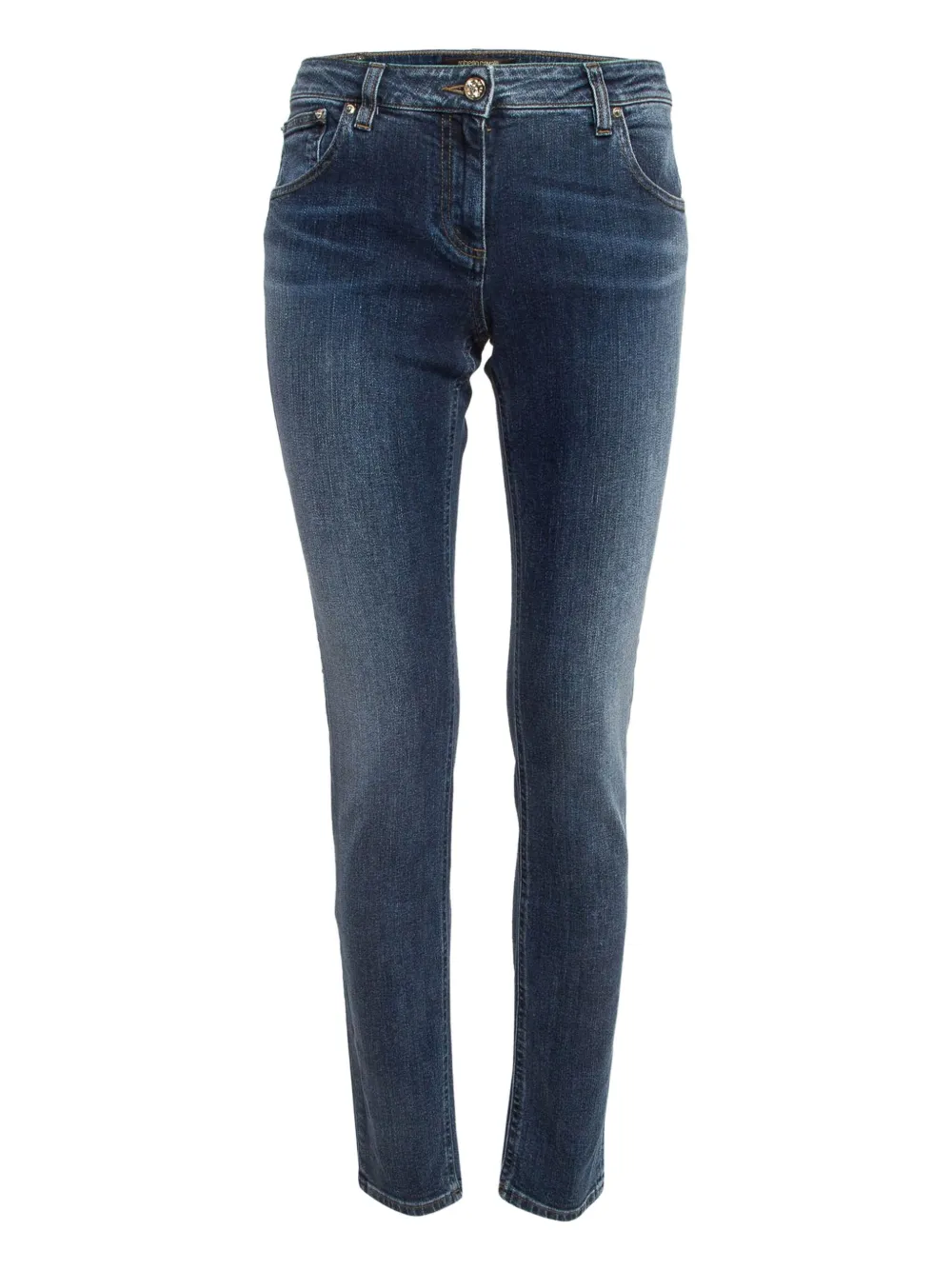 Roberto Cavalli Jeans con applicazione Pre-owned - Blu