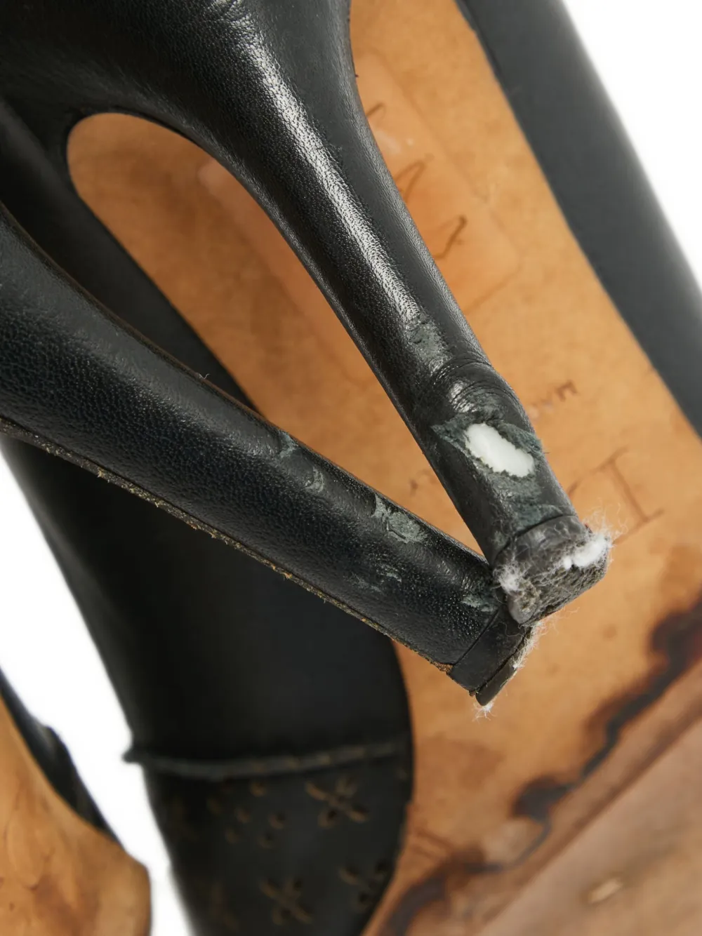 Christian Dior Pre-Owned カットアウト レザーパンプス 90mm