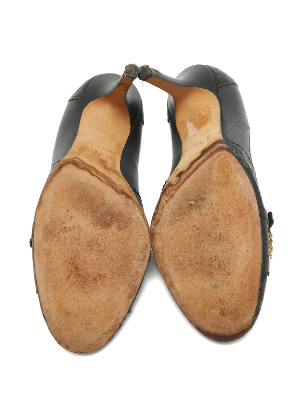 Christian Dior Pre-Owned カットアウト レザーパンプス 90mm