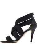 Sergio Rossi Vintage elastic-strap heeled sandals - Black