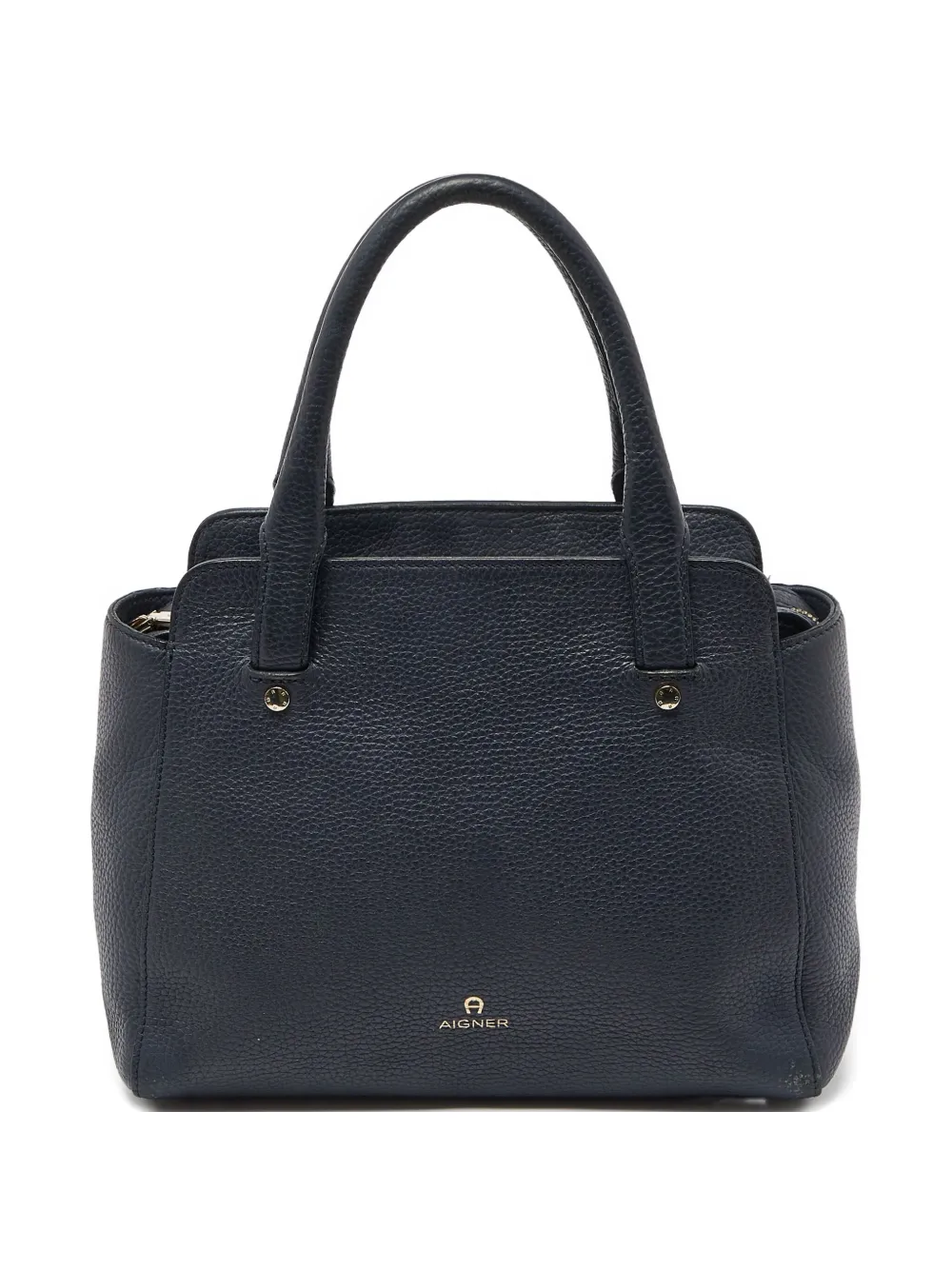 Aigner Vintage Pre-owned leather tote bag - Blu