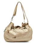 Christian Dior Pre-Owned Cannage drawstring shoulder bag - Gold