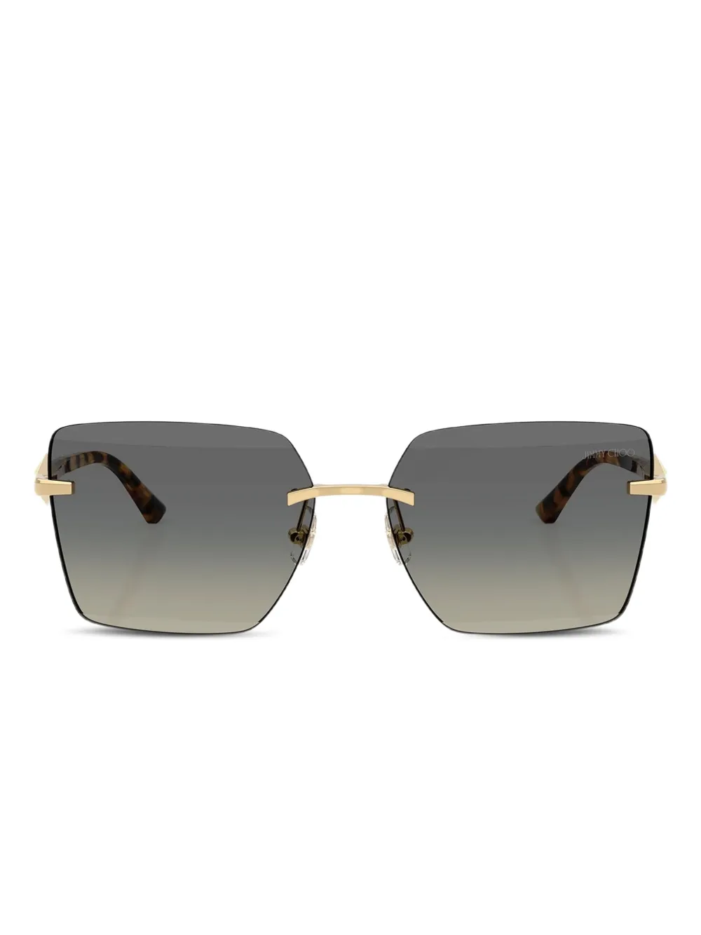 Jimmy Choo Eyewear Occhiali da sole geometrici - Oro