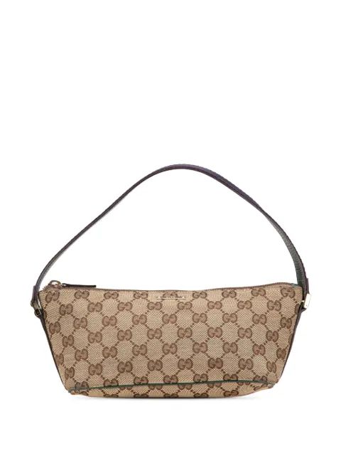 Gucci Pre-Owned 2000-2015 GG Canvas Web Boat shoulder bag
