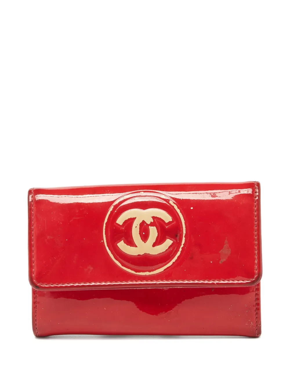 CHANEL Pre-Owned エナメルレザー財布 | レッド | Image 1