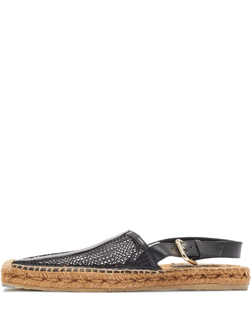 Jimmy Choo Pre-Owned mesh slingback espadrilles | Black | Image 1