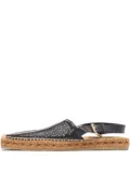 Jimmy Choo Pre-Owned mesh slingback espadrilles - Black