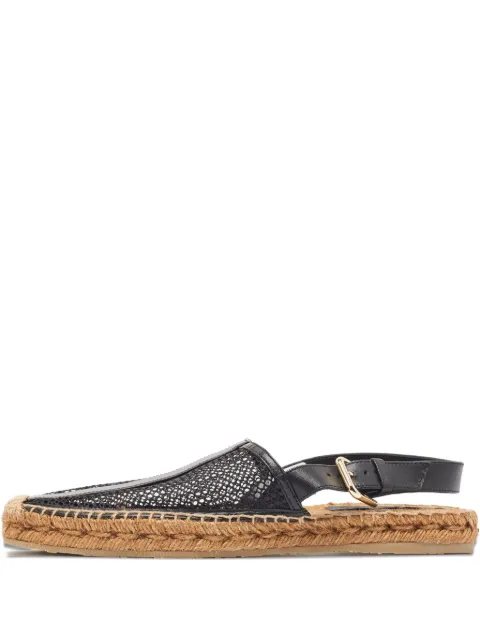 Jimmy Choo Pre-Owned alpargatas de malla con tira trasera