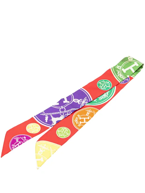Hermès Pre-Owned foulard Ex Libris Twisty (1990-2024)