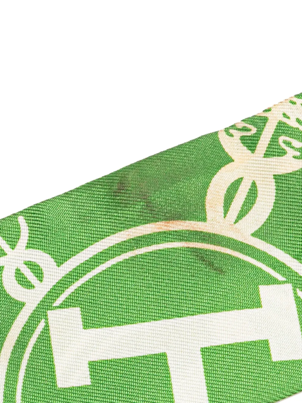 Pre-owned Hermes 1990-2024 Ex Libris Twisty Silk Twilly Scarf Scarves