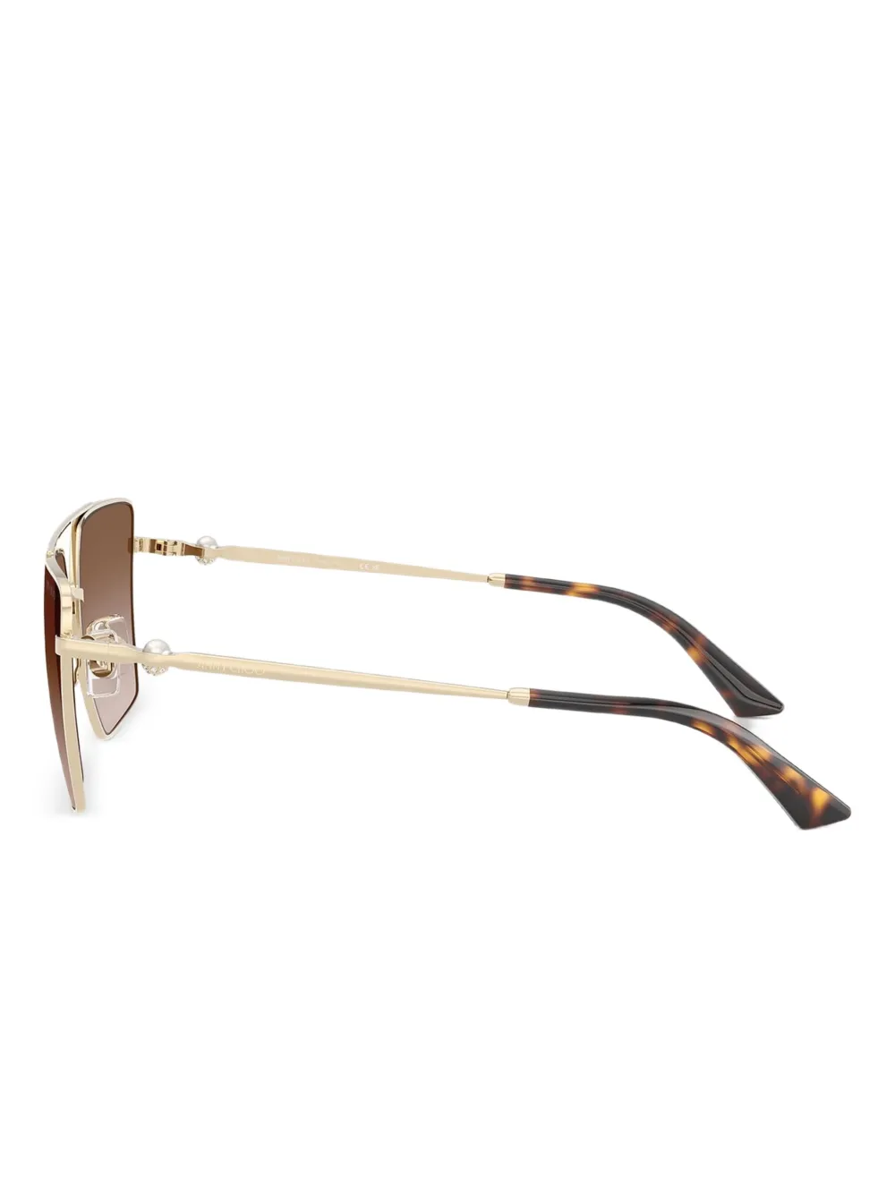 Jimmy Choo Eyewear square-frame sunglasses Goud