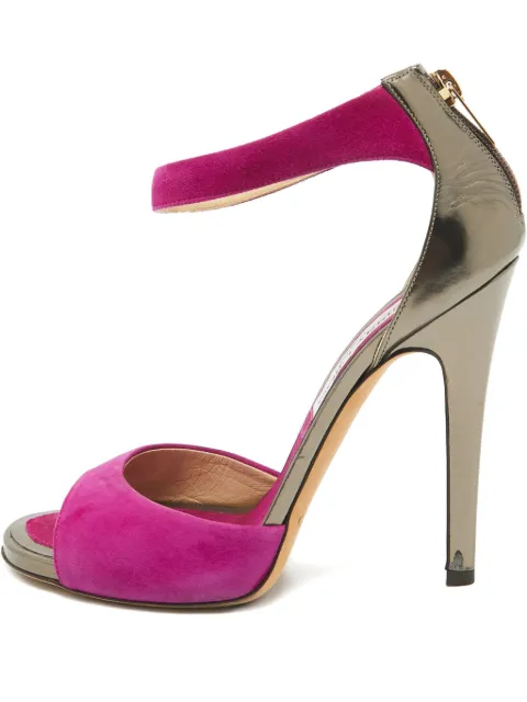 Jimmy Choo Pre-Owned 120mm leather heeled sandals