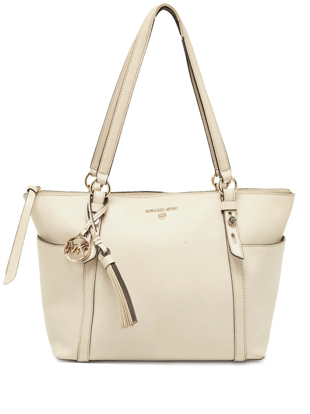 Michael Kors Vintage レザー トートバッグ - ニュートラル Michael Kors Vintage レザー トートバッグ - ニュートラル