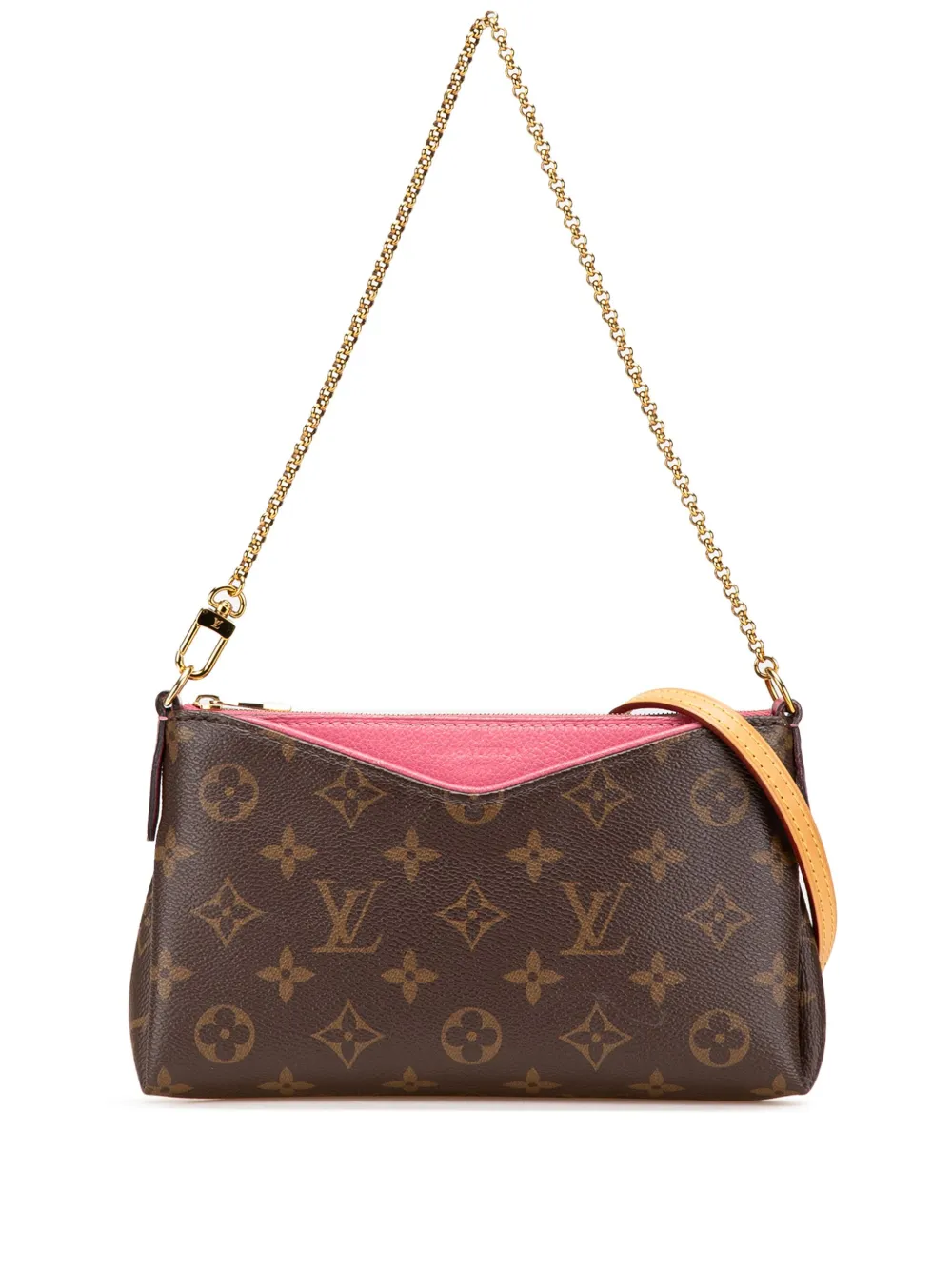 Louis Vuitton Pre-Owned 2016 Monogram Pallas Clutch satchel - ブラウン Louis Vuitton Pre-Owned 2016 Monogram Pallas Clutch satchel - ブラウン