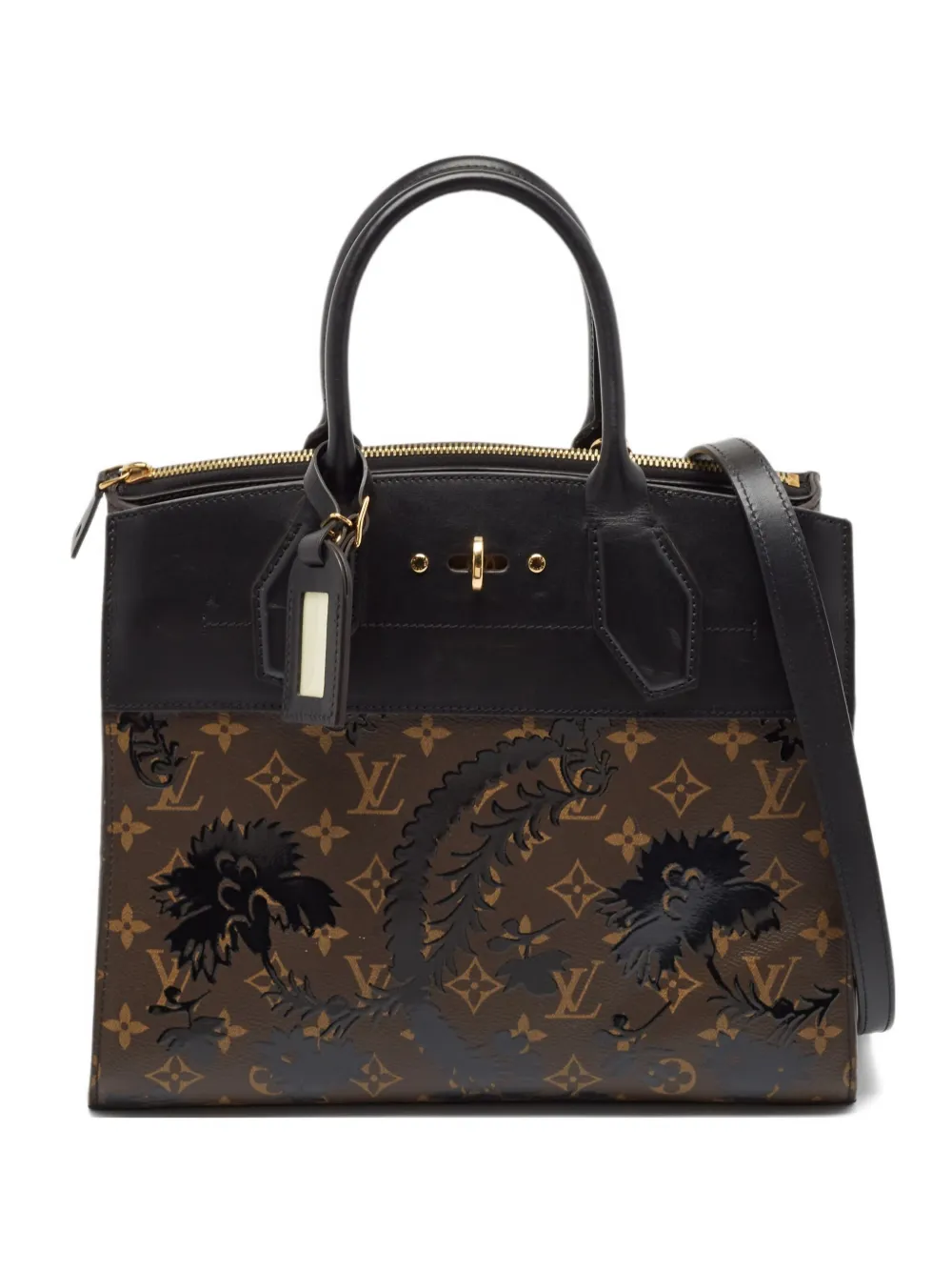 Louis Vuitton Pre-Owned monogram canvas tote bag | Black | Image 1