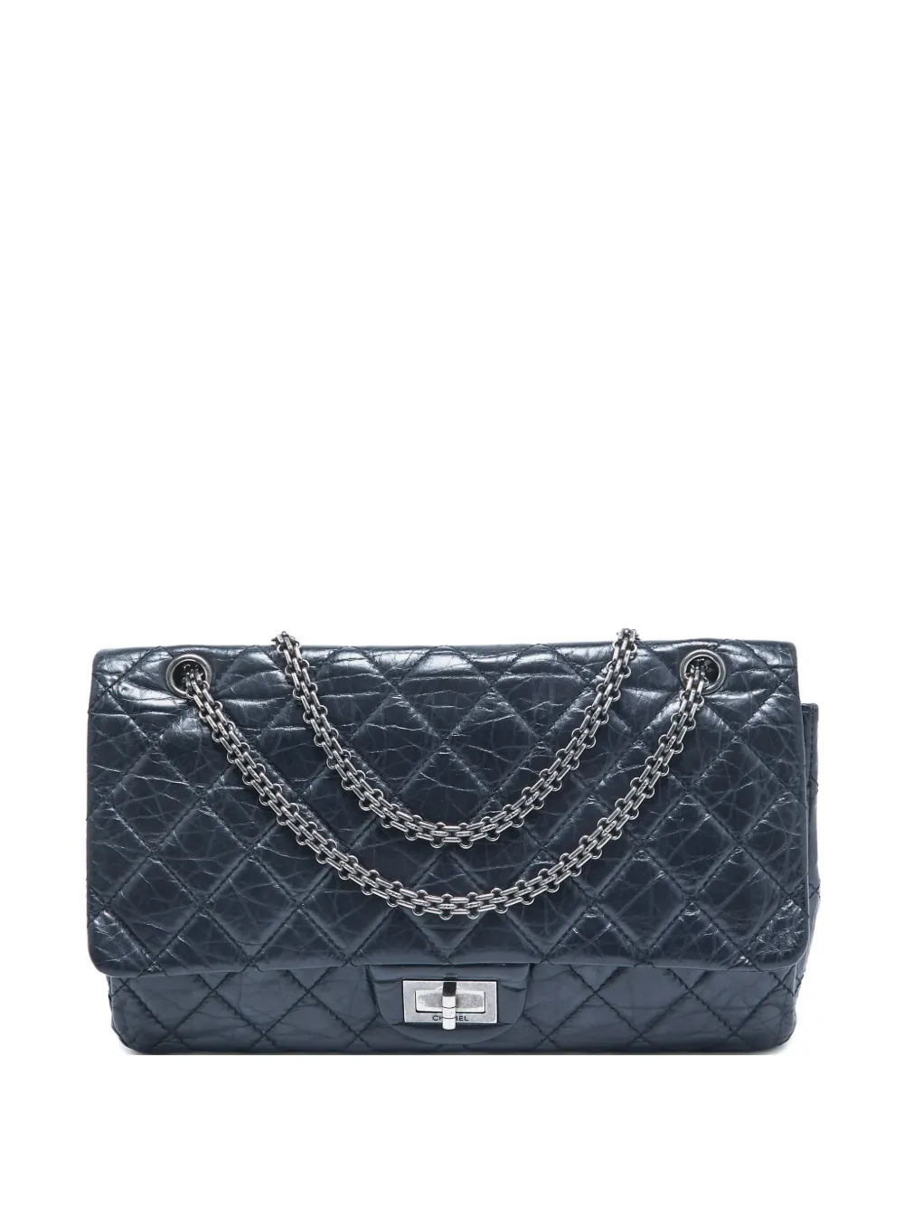 CHANEL Pre-Owned Reissue 2.55 ショルダーバッグ - ブルー CHANEL Pre-Owned Reissue 2.55 ショルダーバッグ - ブルー