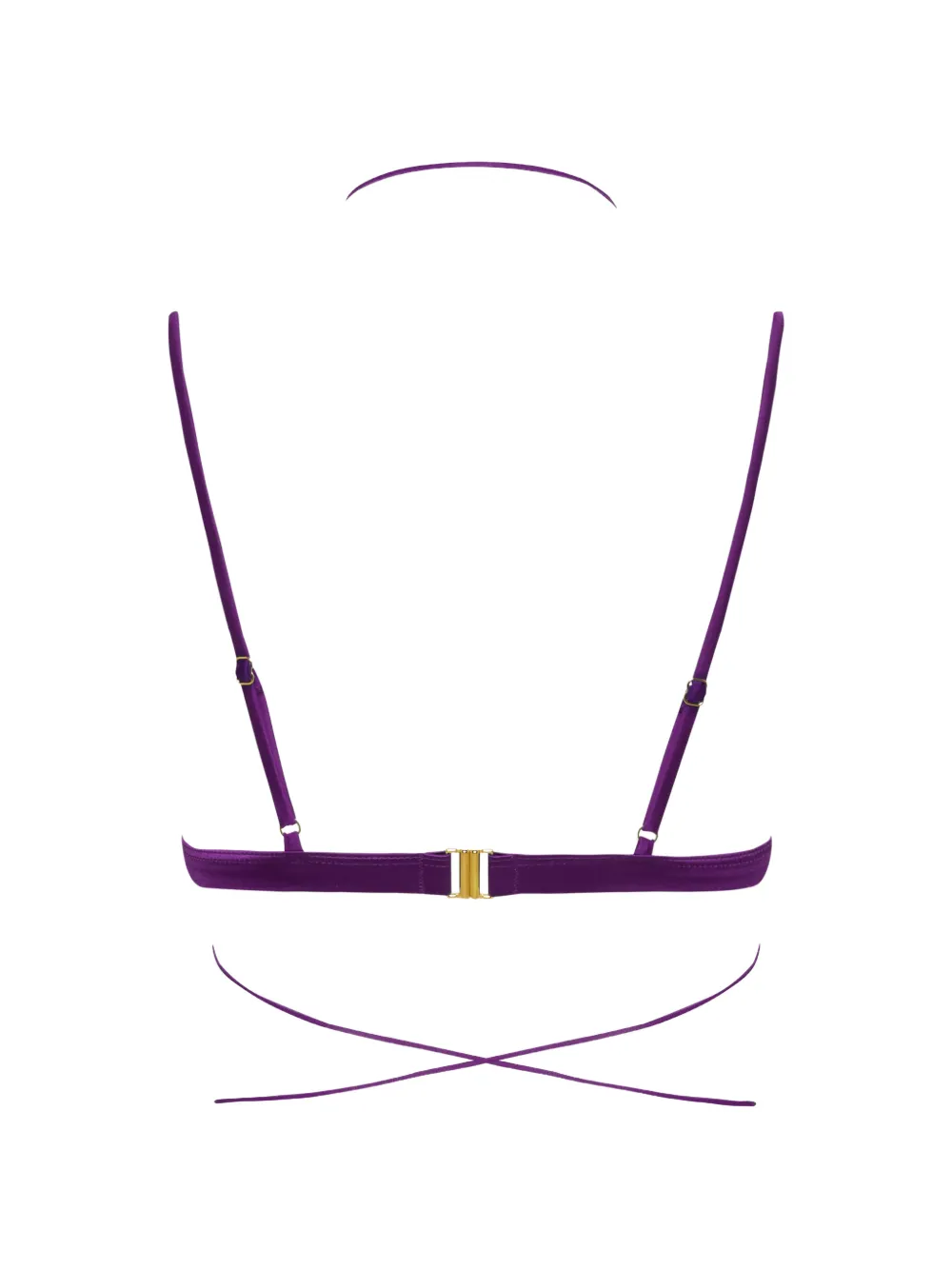  Maison Close Top De Bikini Glow - Morado 