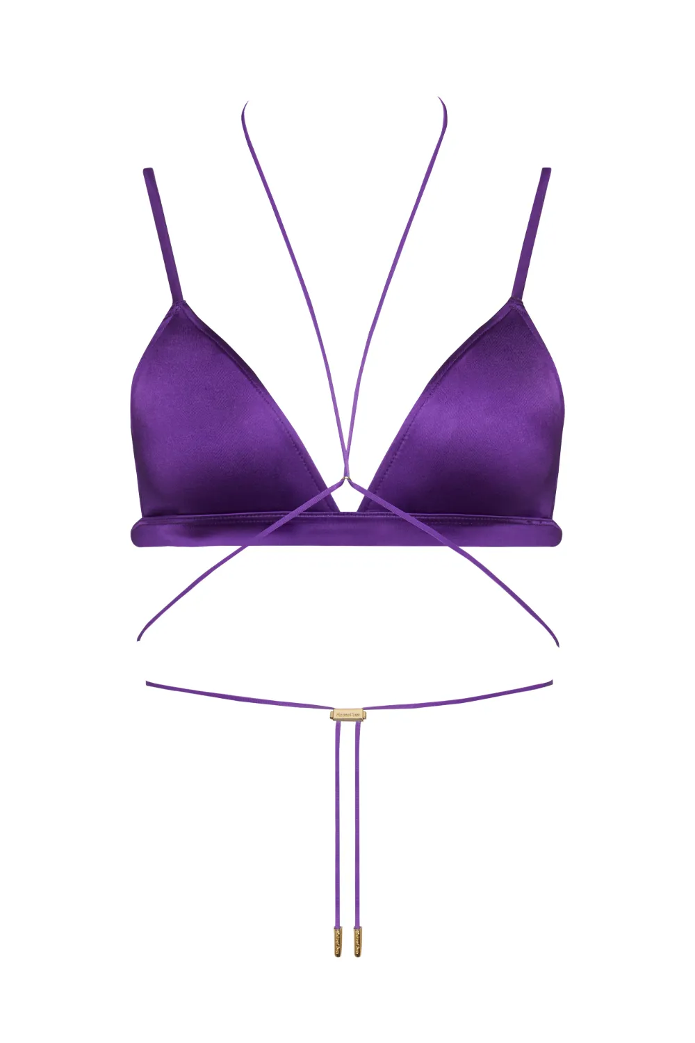 Maison Close Glow bikini top - Violett