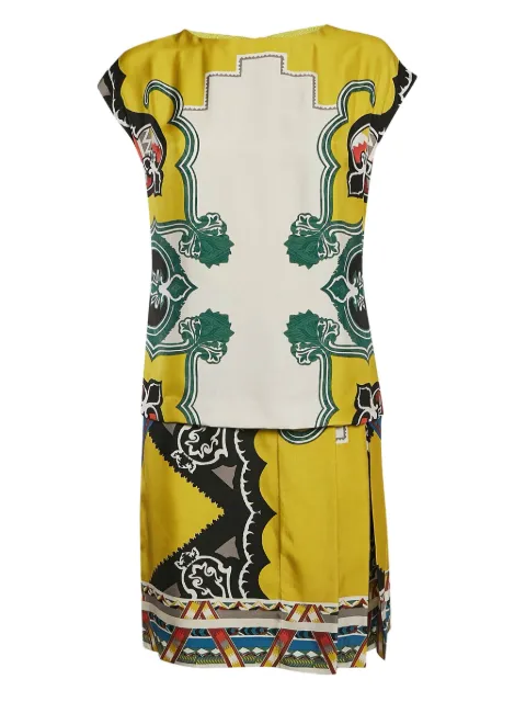 Etro Pre-Owned floral-print layered dress