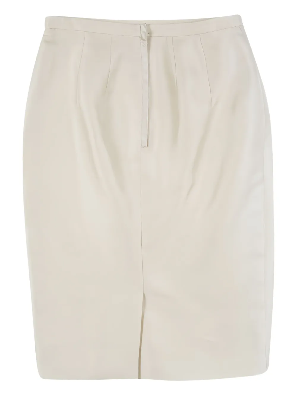 Valentino Garavani Pre-Owned Zijden kokerrok - Beige