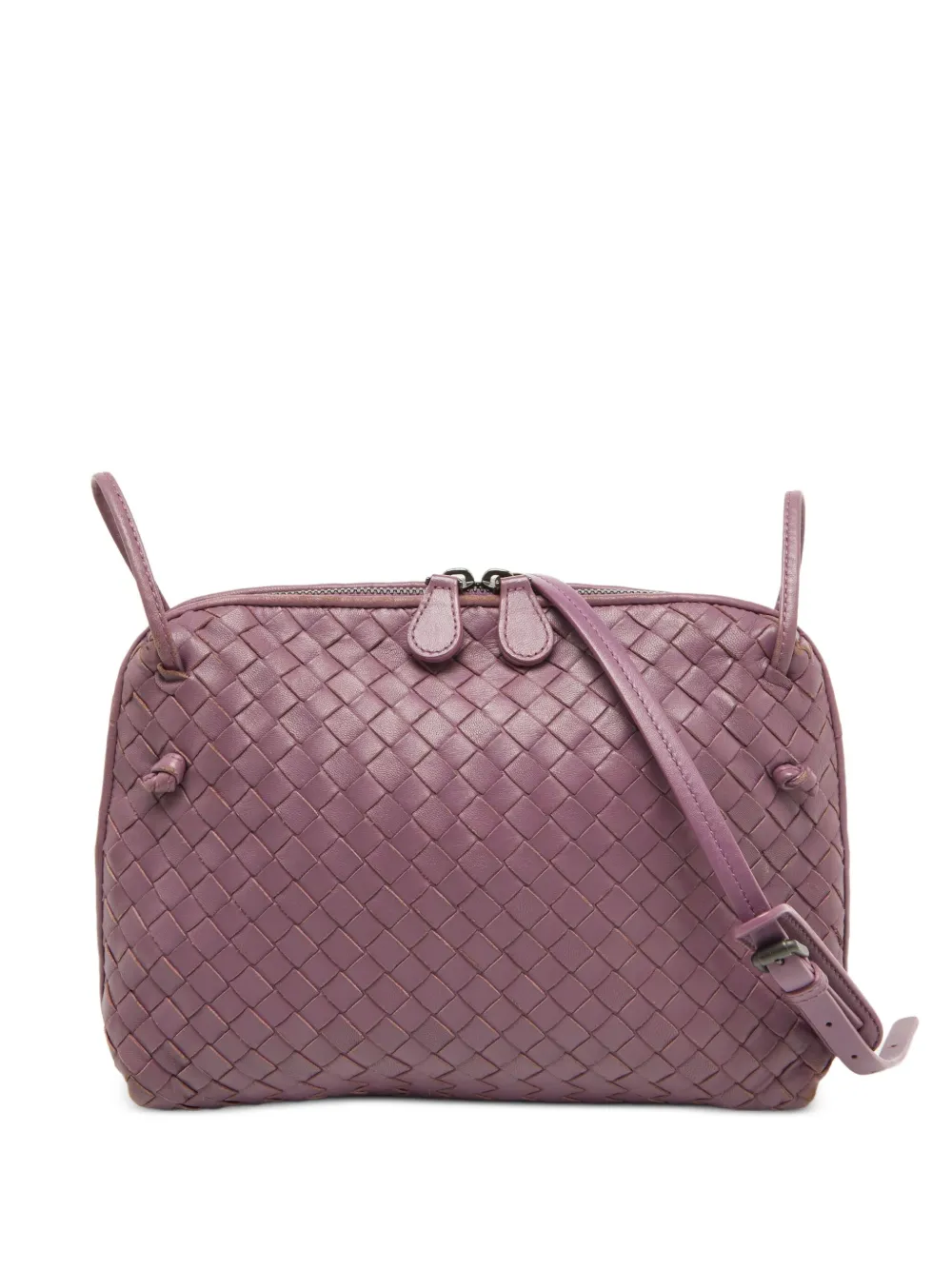 Bottega Veneta Pre-Owned Intrecciato Nodini crossbody bag | Purple | Image 1