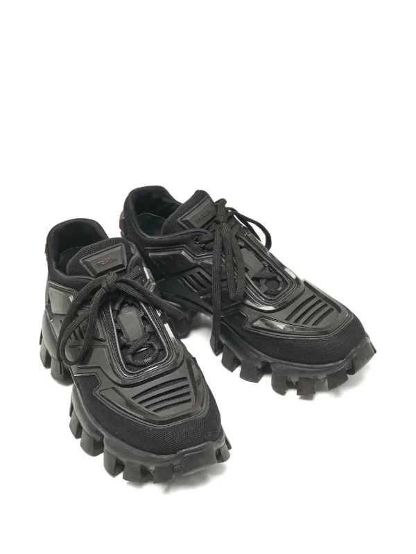 Prada Pre-Owned クラウドバスト サンダー スニーカー | ブラック