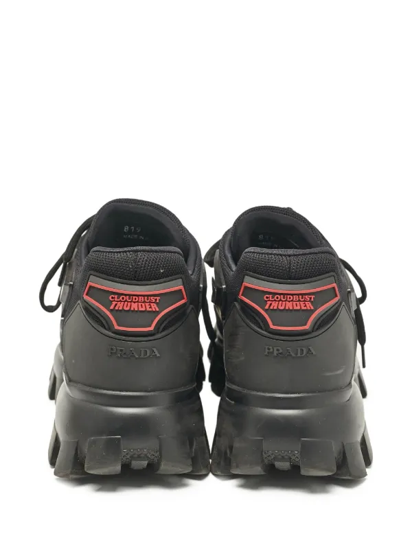 Prada Pre-Owned クラウドバスト サンダー スニーカー | ブラック