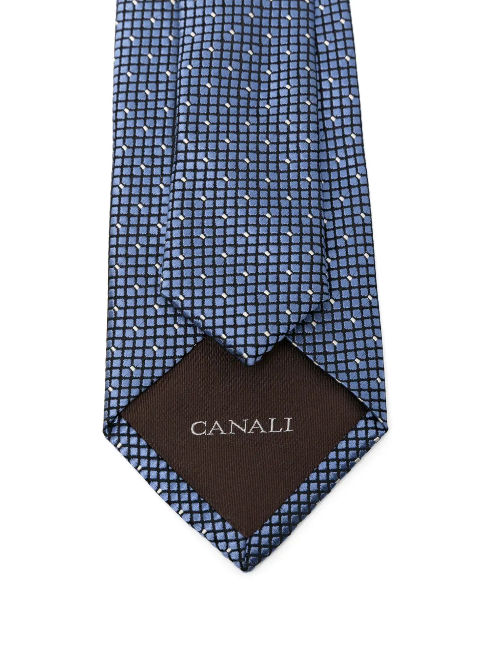 Canali Zijden stropdas - Blauw