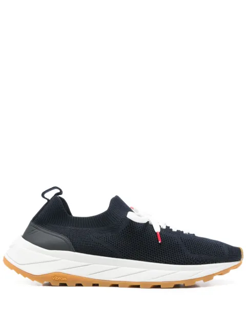 Kiton mesh-panelled sneakers 